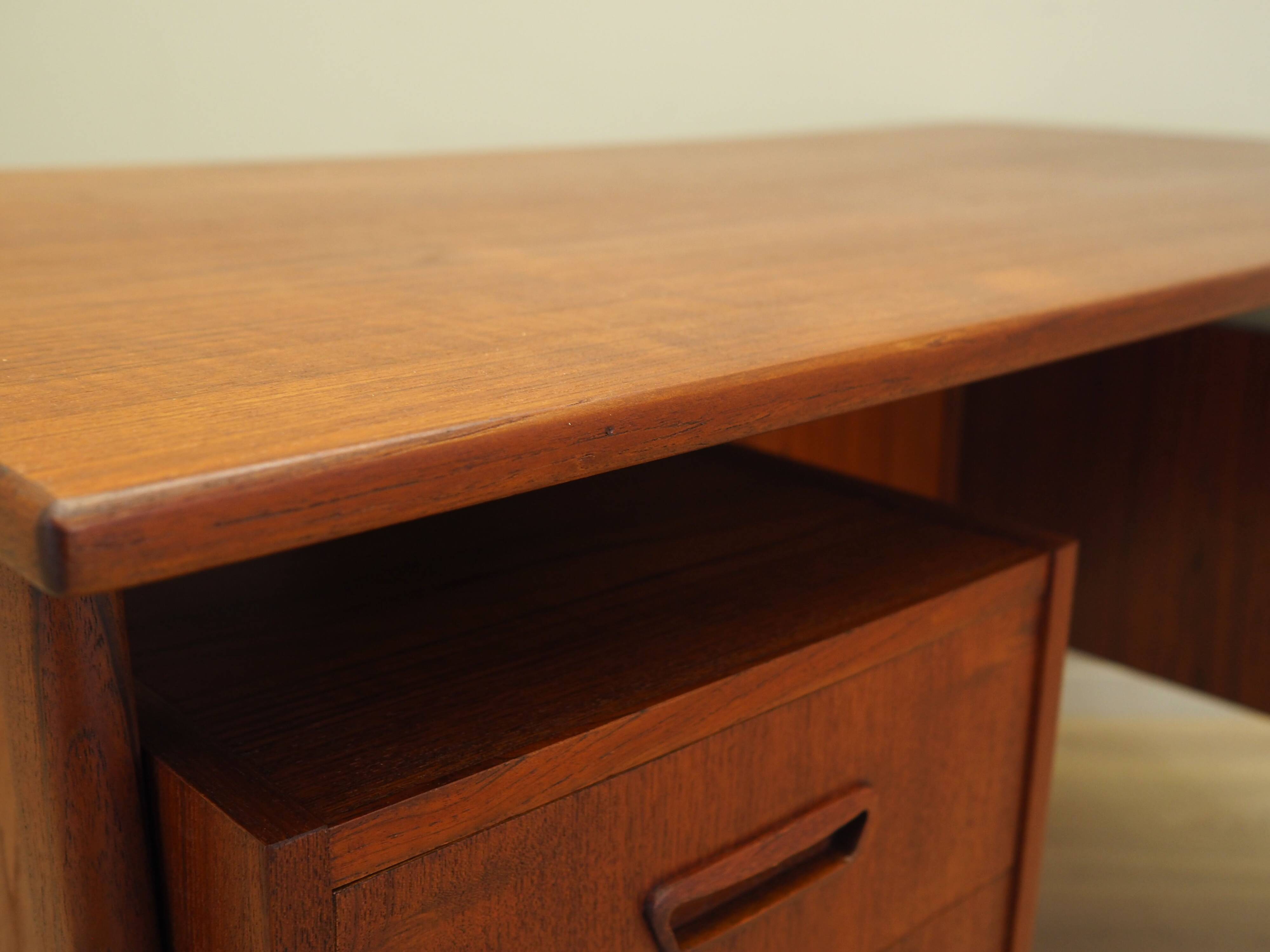 Teak desk, Danish design, 1960s, production: Denmark