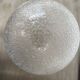 OLD VINTAGE ART-DECO XL HALF-SPHERE SUSPENSION LAMP