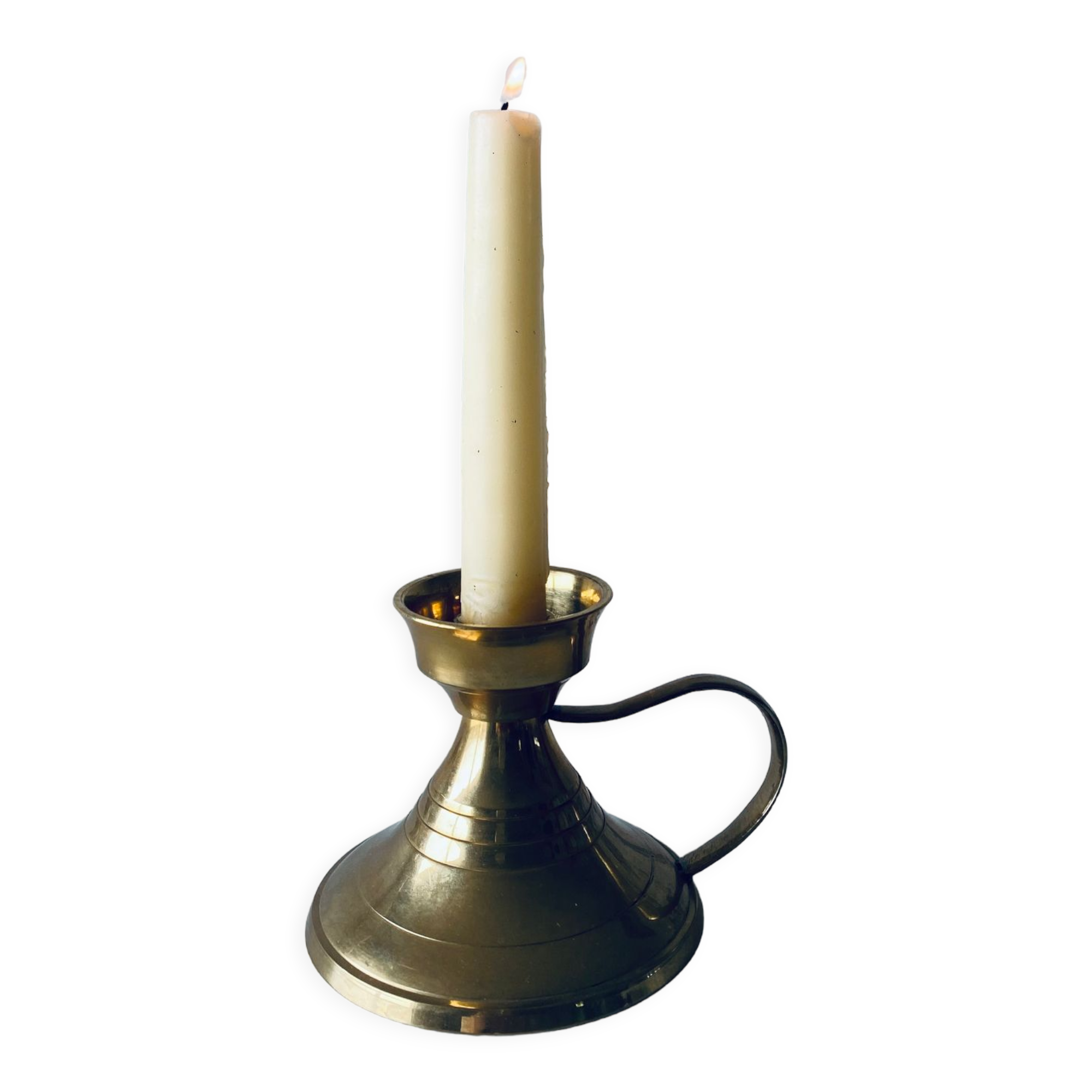 Brass candle holder