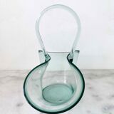 Candy basket blown glass