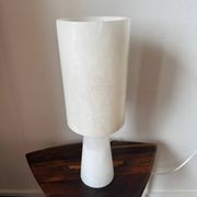 Mid-Century Modernist Spanish Alabaster Table Lamp, 1990s