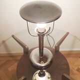 Lampe de table en acier art déco par Napako années 1930