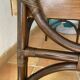 Rattan desk with three drawers