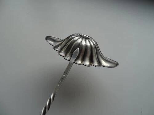 Louche punch cailard bayard "twist" silver-plated 19th century - 38.5 cm