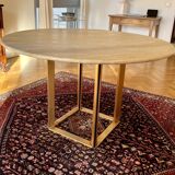 Table travertin vintage