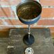 Vintage Cast Iron Stand Ashtray + Chrome Metal Arm