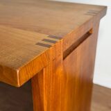 Solid Elm Desk Pierre Chapo B19E – Iconic Design from the 60s - v