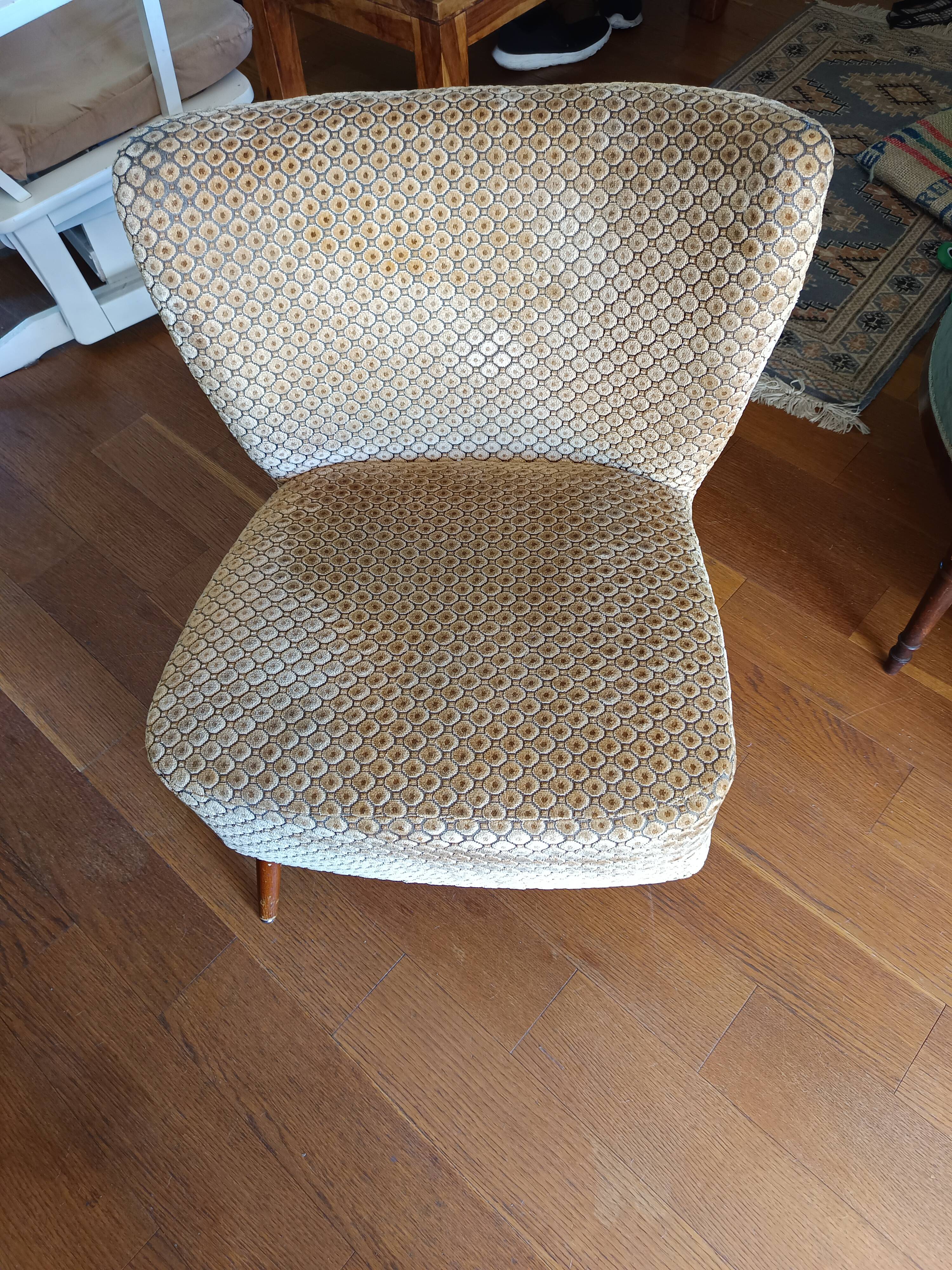 Vintage cocktail armchair from the 50s/60s – modernist Scandinavian style