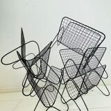 Magazine holders reading basket
