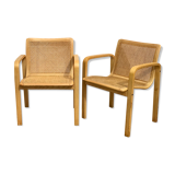 Pair of canne chairs