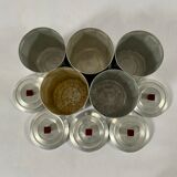 5 boxes of vintage kitchen storage