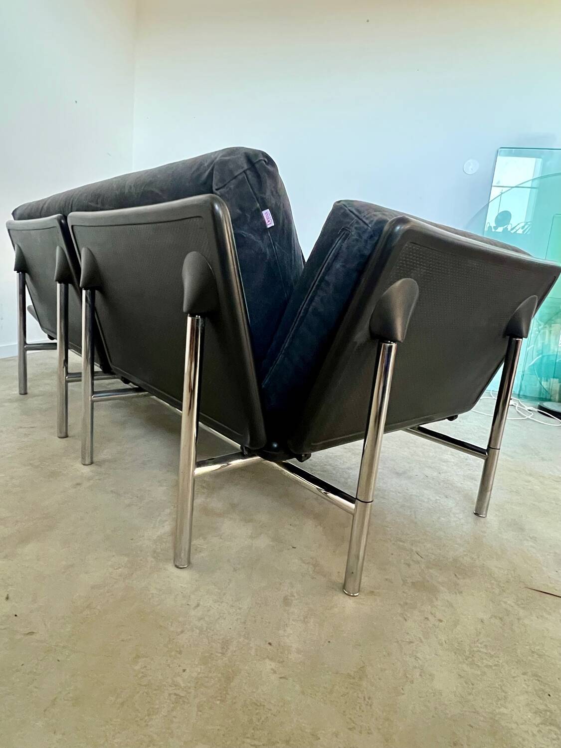 Vintage 2/3 seater sofa "Rataplan" Italian design Roberto Tapinassi for Dema modular