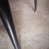 Tripod glass coffee table 1960
