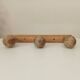 Old folk art wall coat rack