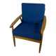Danish armchair 1960s – Mid-century seat in teak and fabric