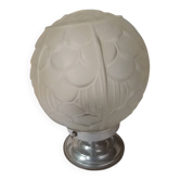 Plafonnier globe Art Déco 1930