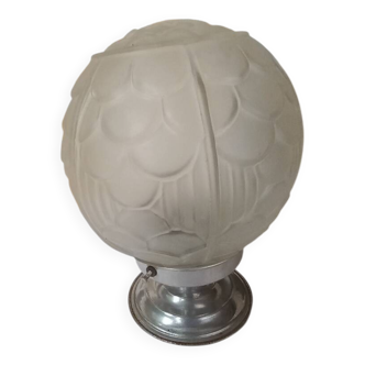 Plafonnier globe Art Déco 1930