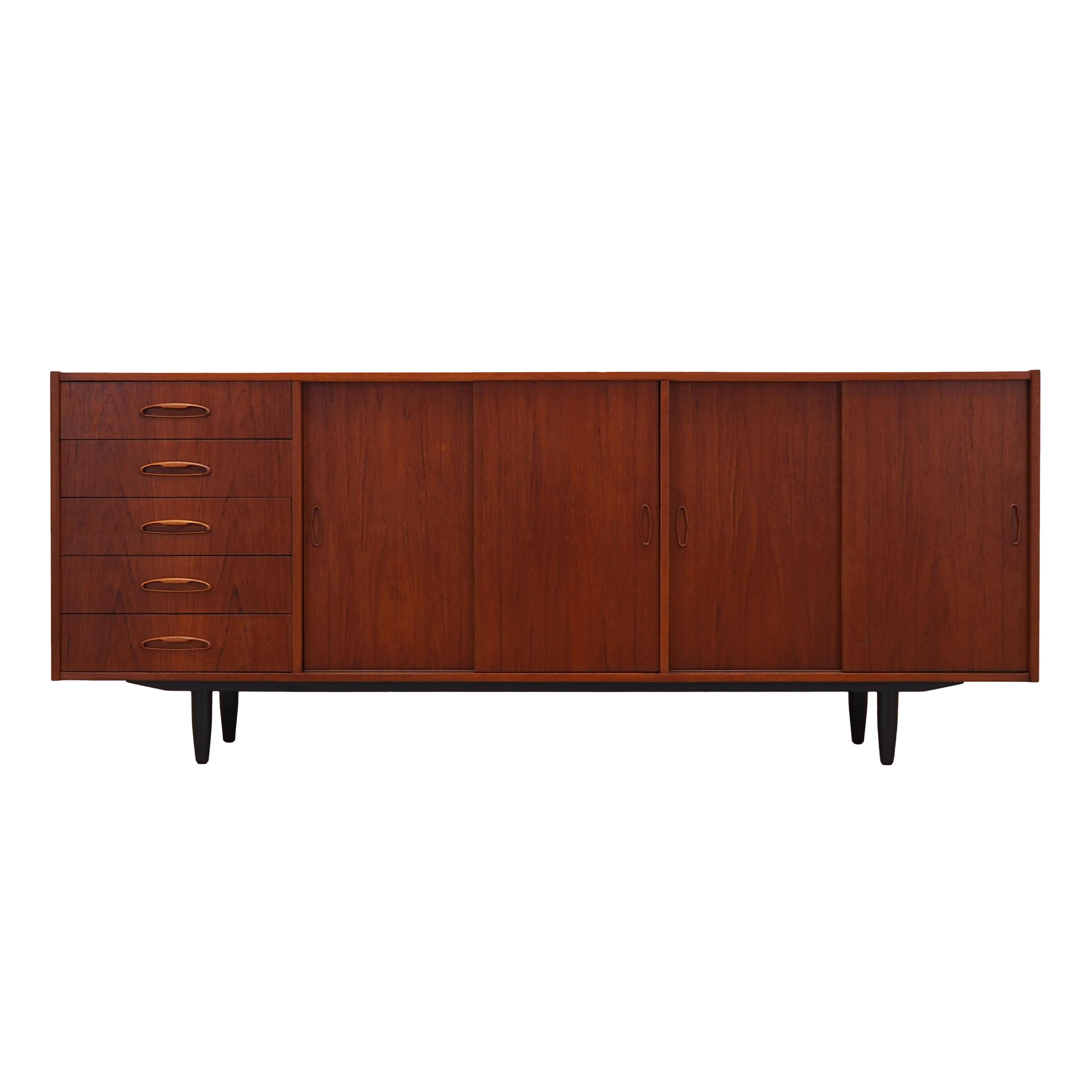 Teak sideboard, Danish design, 1970s, production Denmark