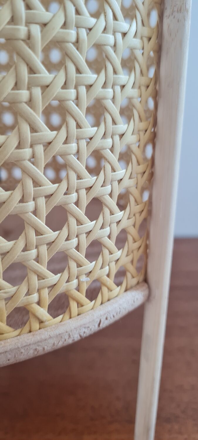 Rattan table lamp and canning