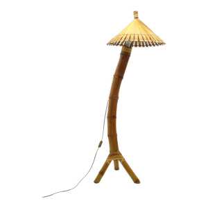 lampadaire en bambou, - 1950
