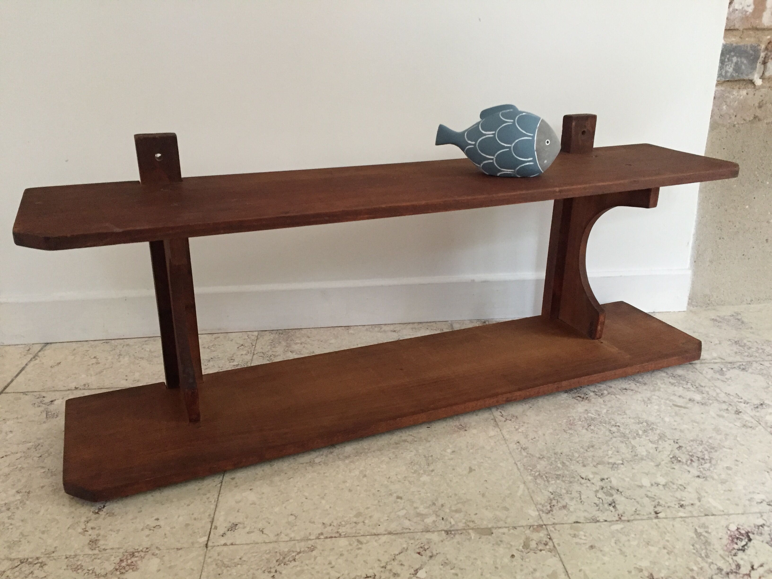 Vintage double shelf