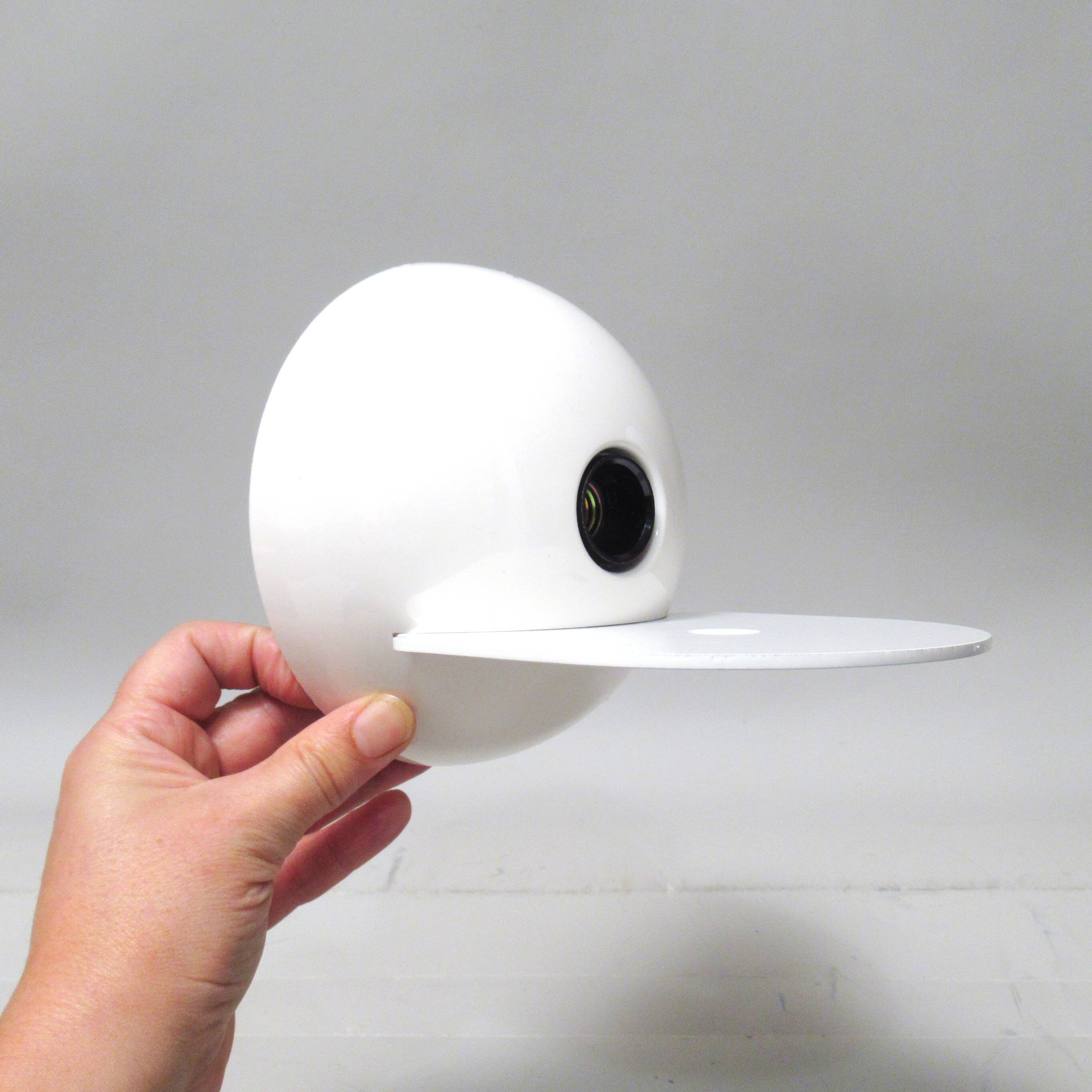 White Buco wall light Claudio Dini Artemide