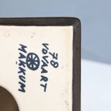 Bronze Candleholder in Ceramic by Jan Van Der Vaart, The Netherlands 1978