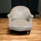 Pair of velvet armchairs