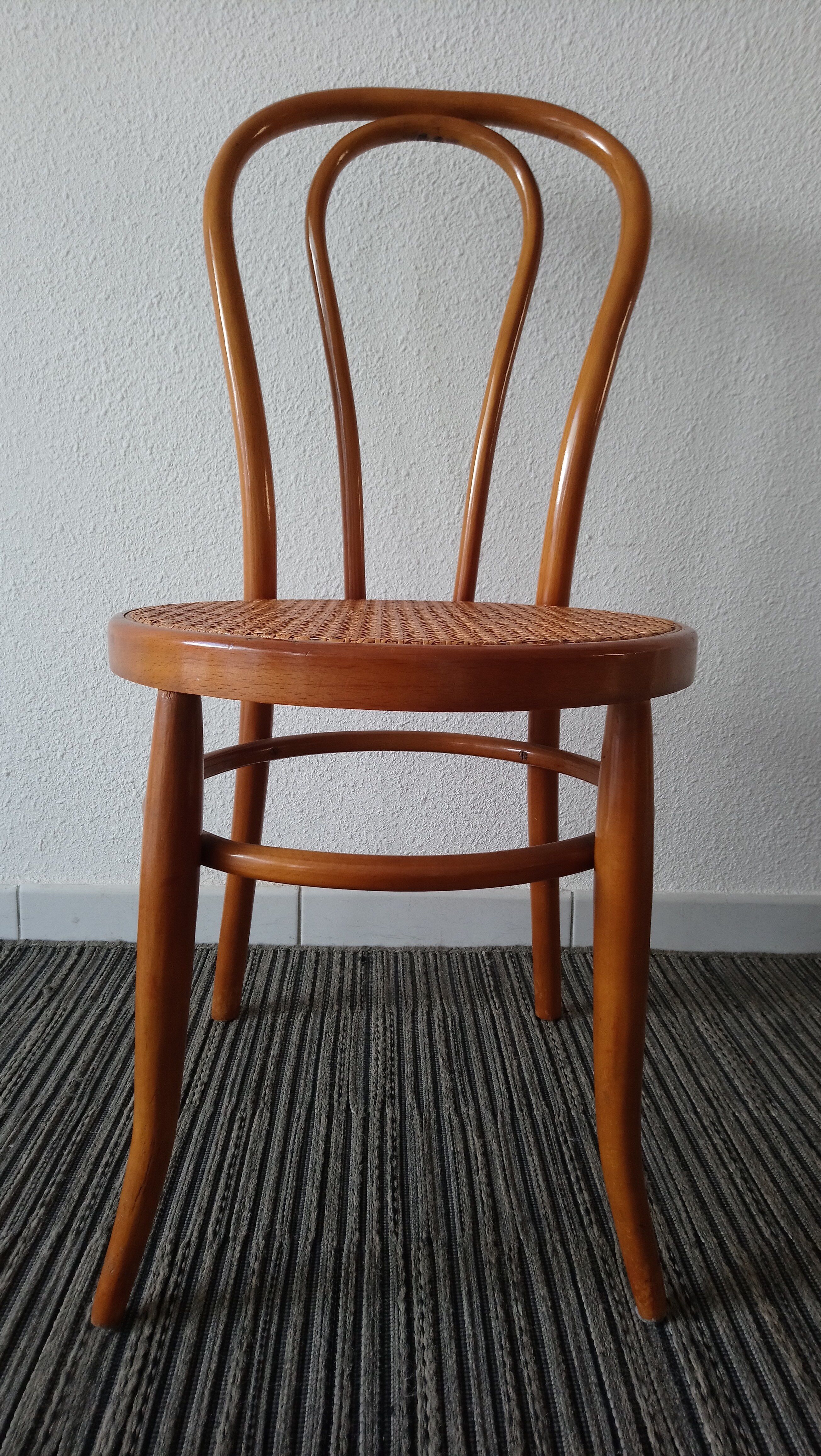 Suite of 5 chairs bistro 70's