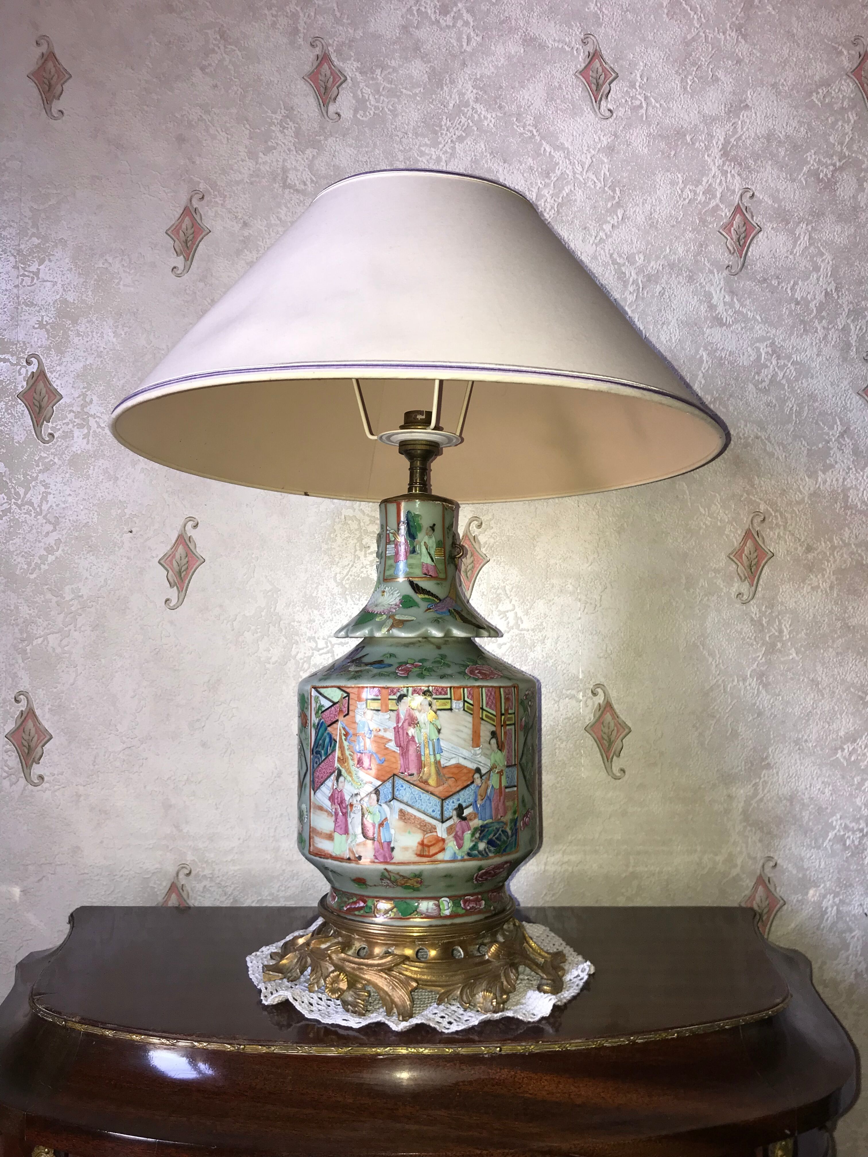 Rare Chinese lamp from the 1920s
