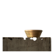 Patinated brass catchall Art Deco early 20th century