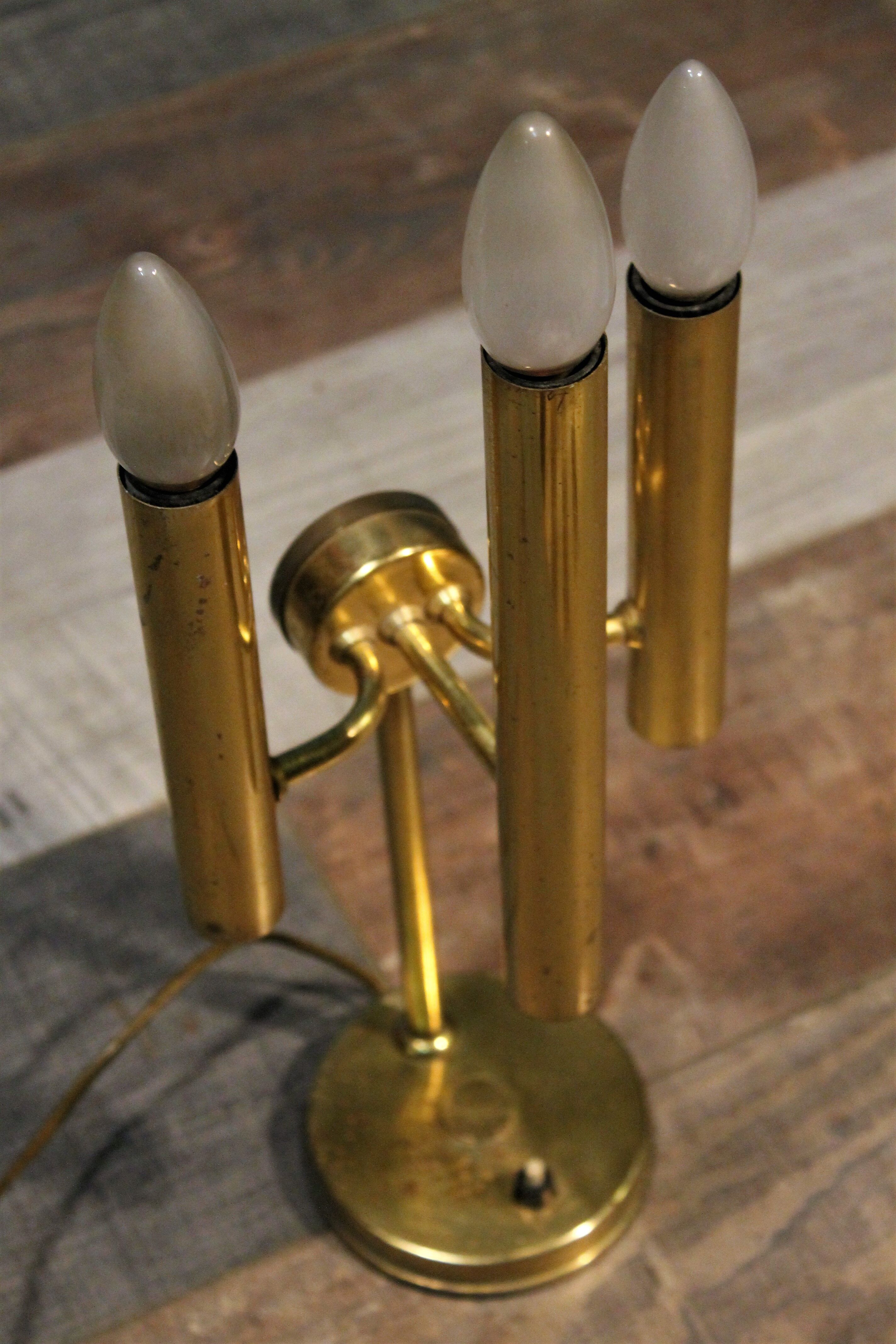 Lampe "Tube" 3 feux 1960