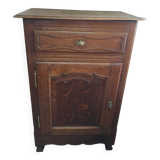 Small solid oak sideboard