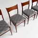 Ensemble de 4 chaises SA10 par Cees Braakman pour Pastoe, années 1960.