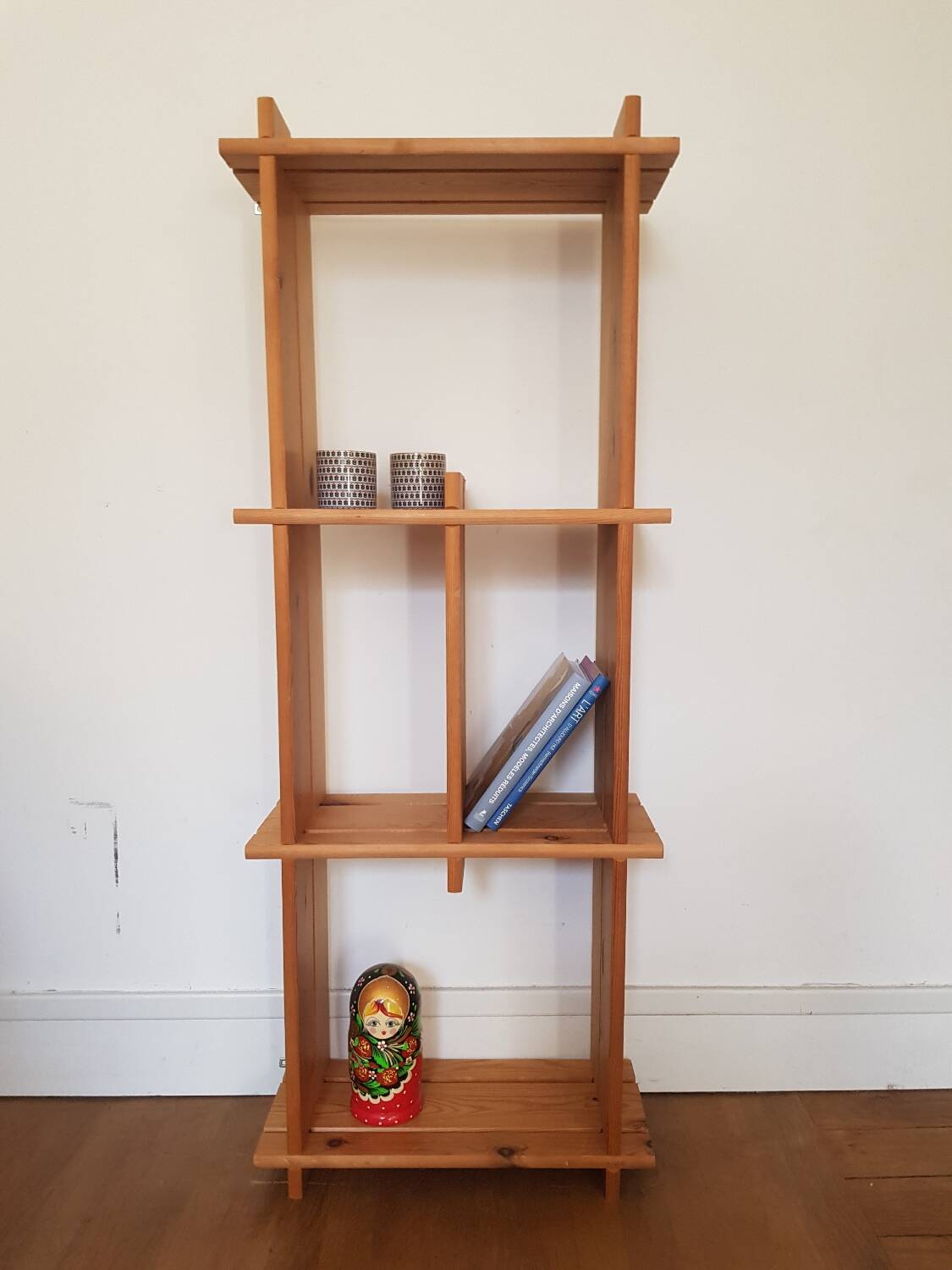 Console Murale Vintage en Bois, Danemark, 1960s