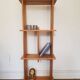 Vintage Wooden Wall Console, Denmark, 1960s