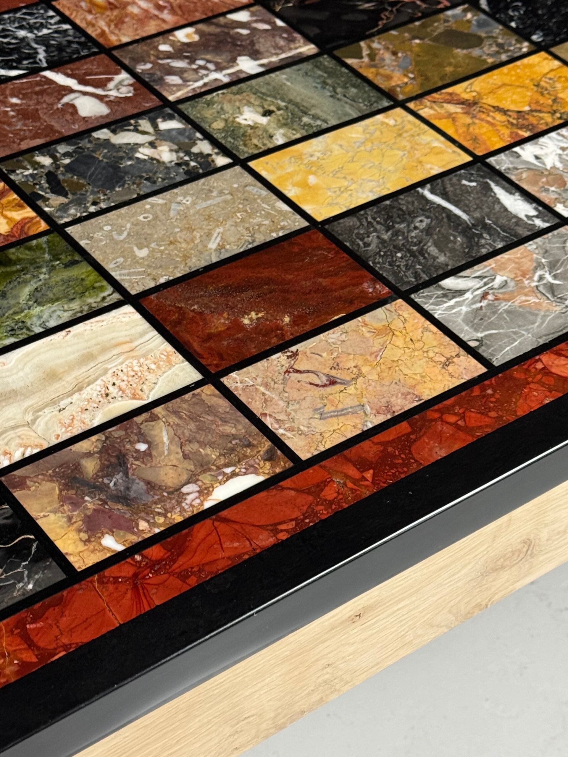 Marble specimen table vintage