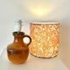 70s vintage orange lamp - wireless - suitable for outdoor use