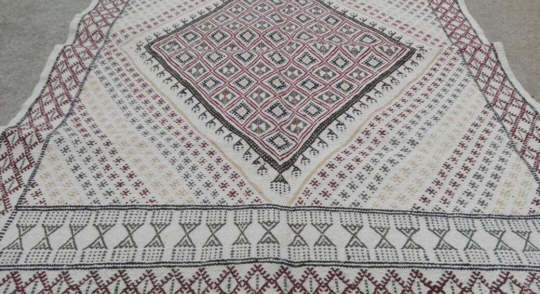 Carpet Berber kilim in wool 177x120cm