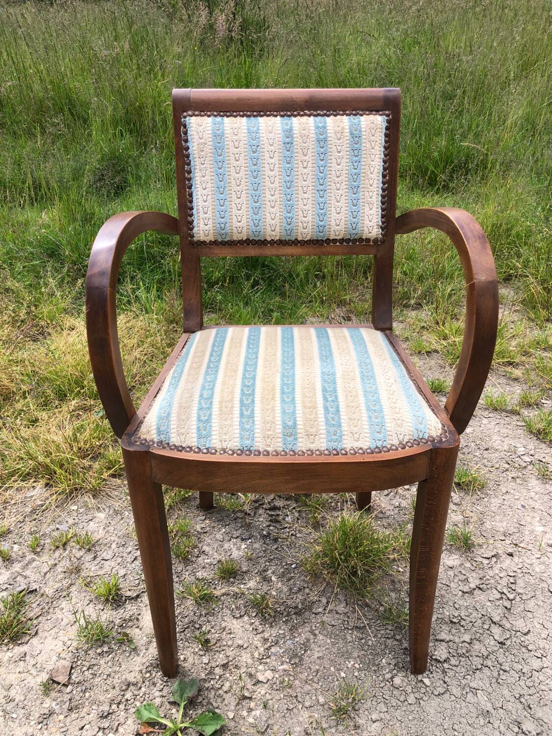 Vintage bridge armchair