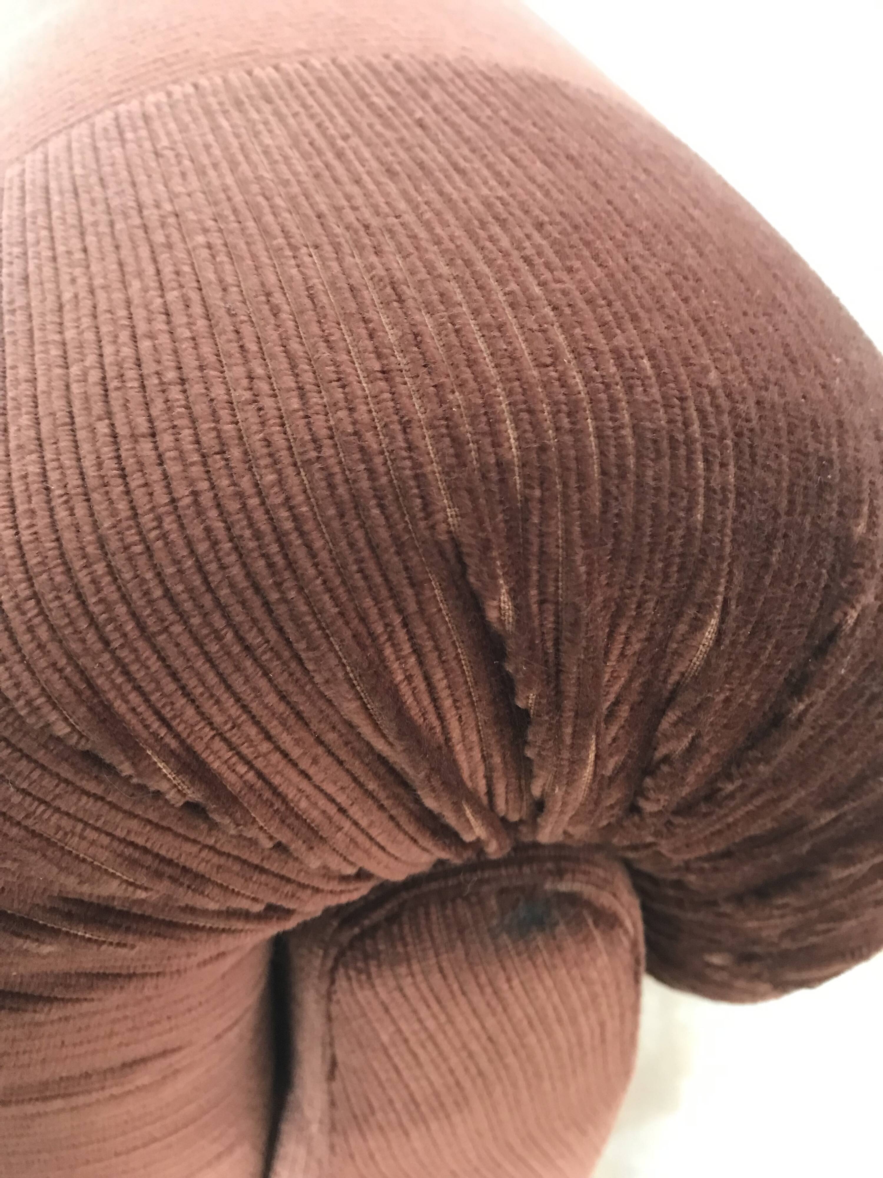 Vintage corduroy armchair 1970s