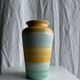 90s vase green, yellow, blue