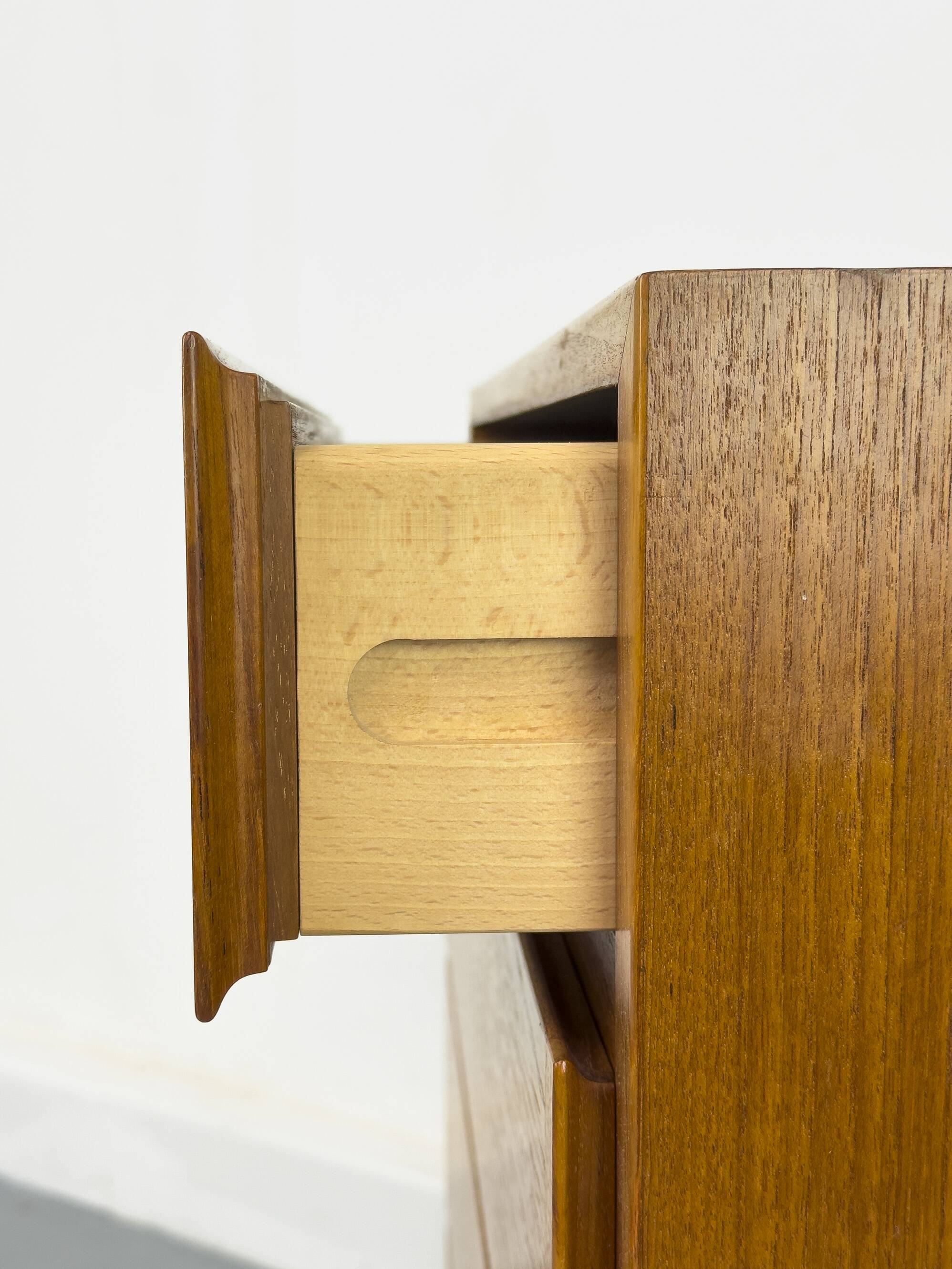 Teak chest of drawers from Omann Jun, 1960s