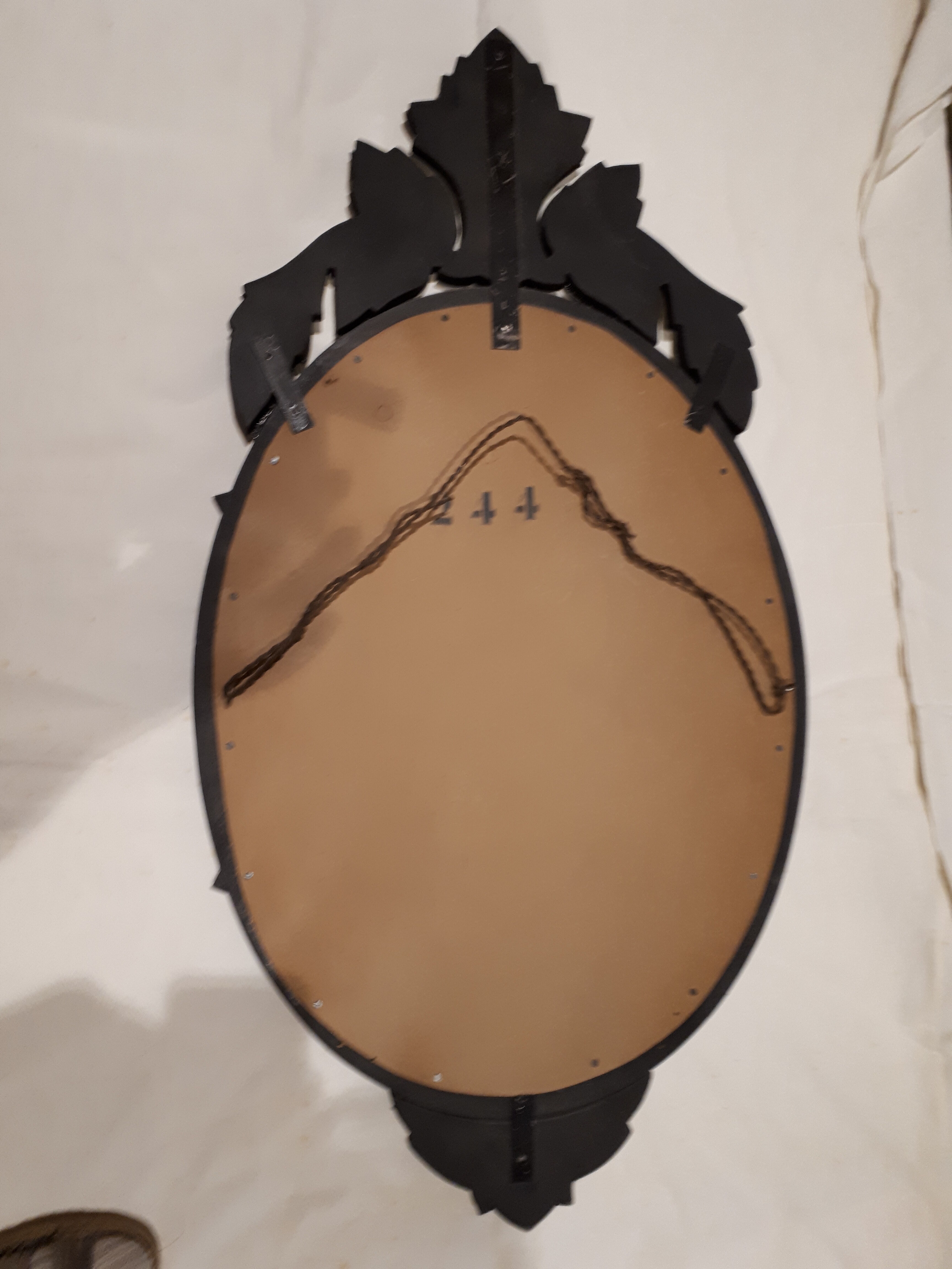 Venice oval mirror 43x85cm