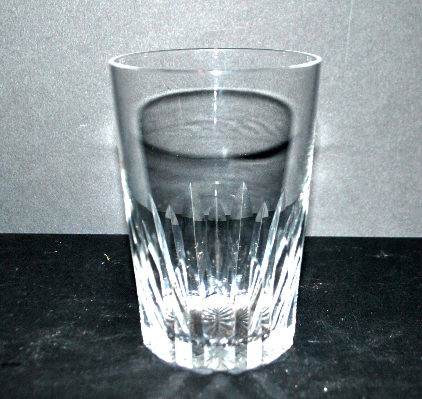 Baccarat spear cut crystal water glass tumbler