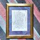 Framed table Lithograph Henri Matisse Orpheus Edition Mazenod 1945