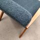 Mid Century Easy Chair Model B - 310 Var in Blue Boucle