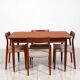 Table à manger extensible en teck par Wiesner & Hager, Autriche