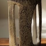 Large sculptural glazed ceramic planter, circa 1970