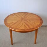 Art Deco Golden Elm Table, circa 1930